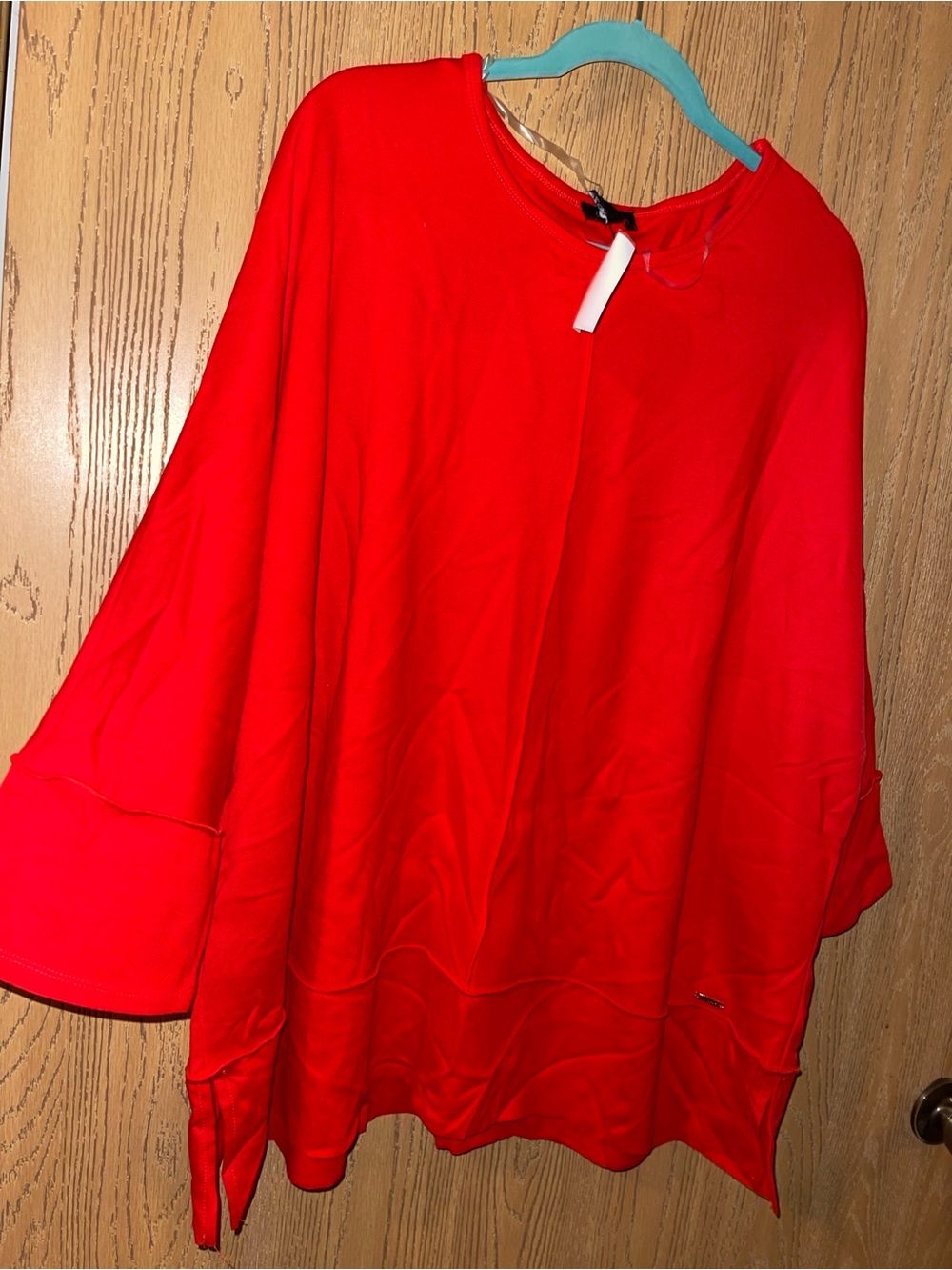 Jones New York Red Women's Lightweight Pullover Sweatshirt